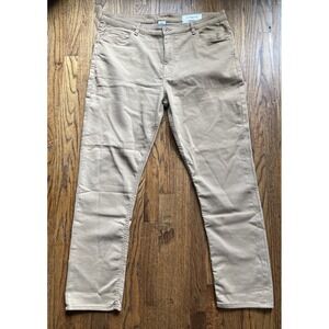 The Perfect Jean NYC Pants Mens Size 42x32 Slim Fit Denkhaki Stretch Beige